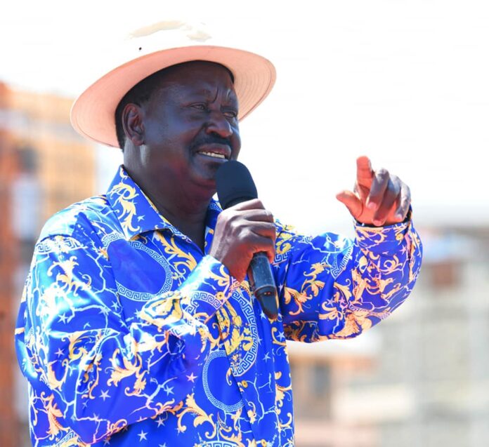 Raila calls for six piece voting
